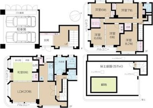 グリーンヒルズ泰明の物件間取画像